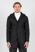 Hooded Coat In Black